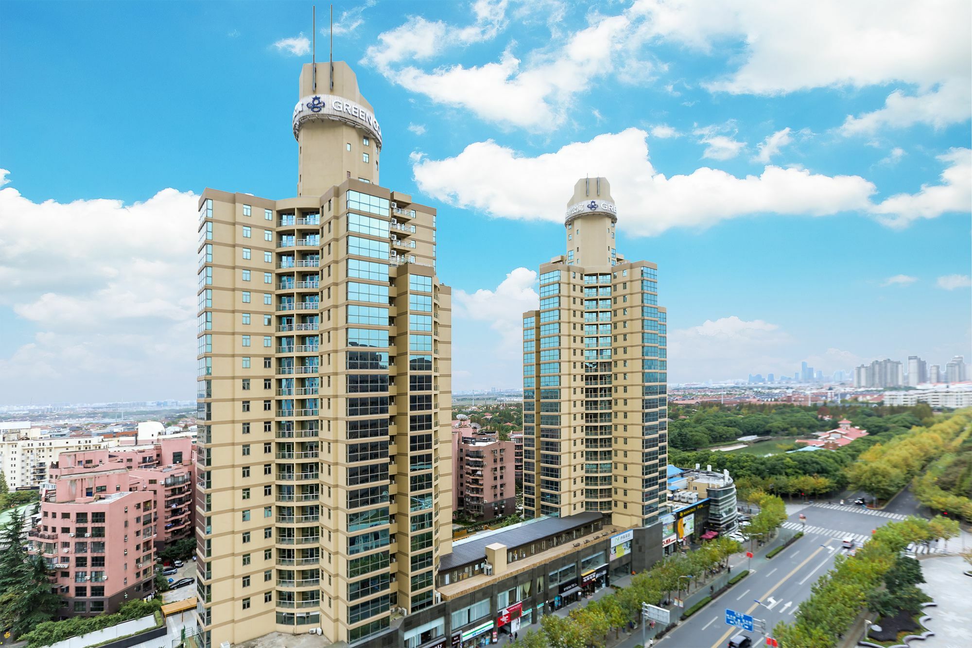 Green Court Residence Jinqiao Diamond Shanghai Exterior photo